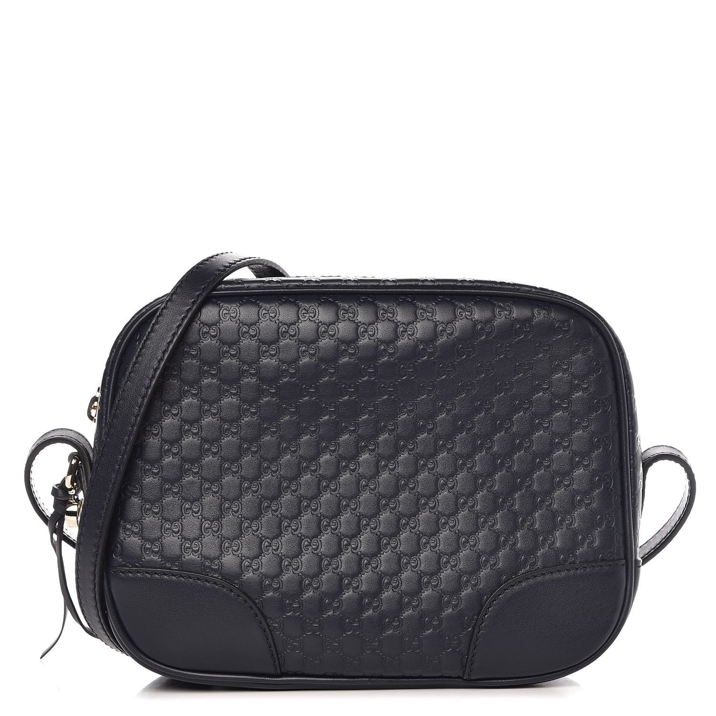 Soft Microguccissima Mini Bree Messenger Bag Blue
