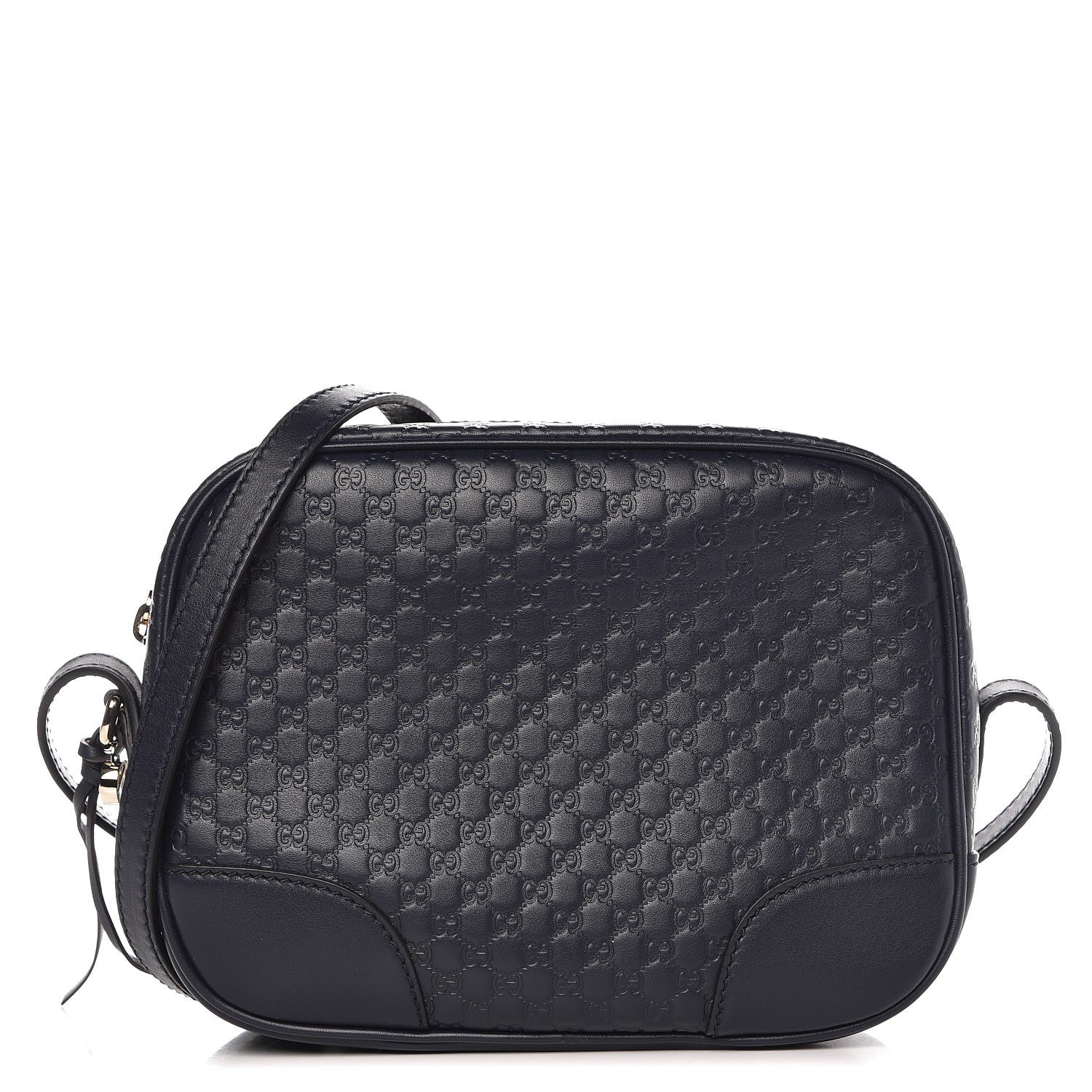 Gucci Soft Microguccissima Mini Bree Messenger Bag Blue 1 of 7