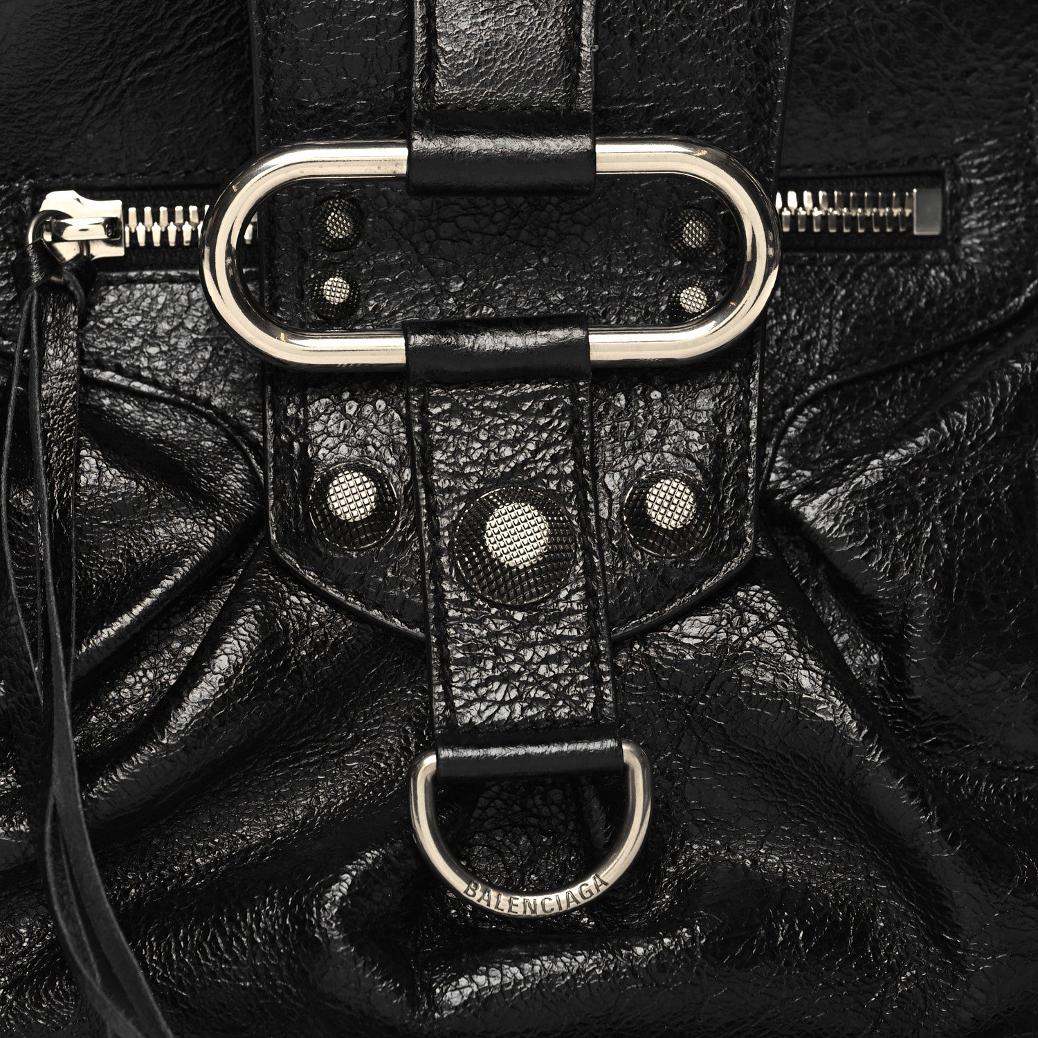 Balenciaga Agneau Arena Medium Le Cagole Shoulder Bag Black 10 of 13