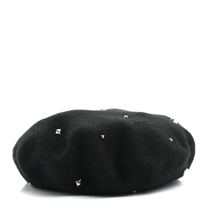 Hermes Cashmere Medor Studded Darling Beret S Black 5 of 8
