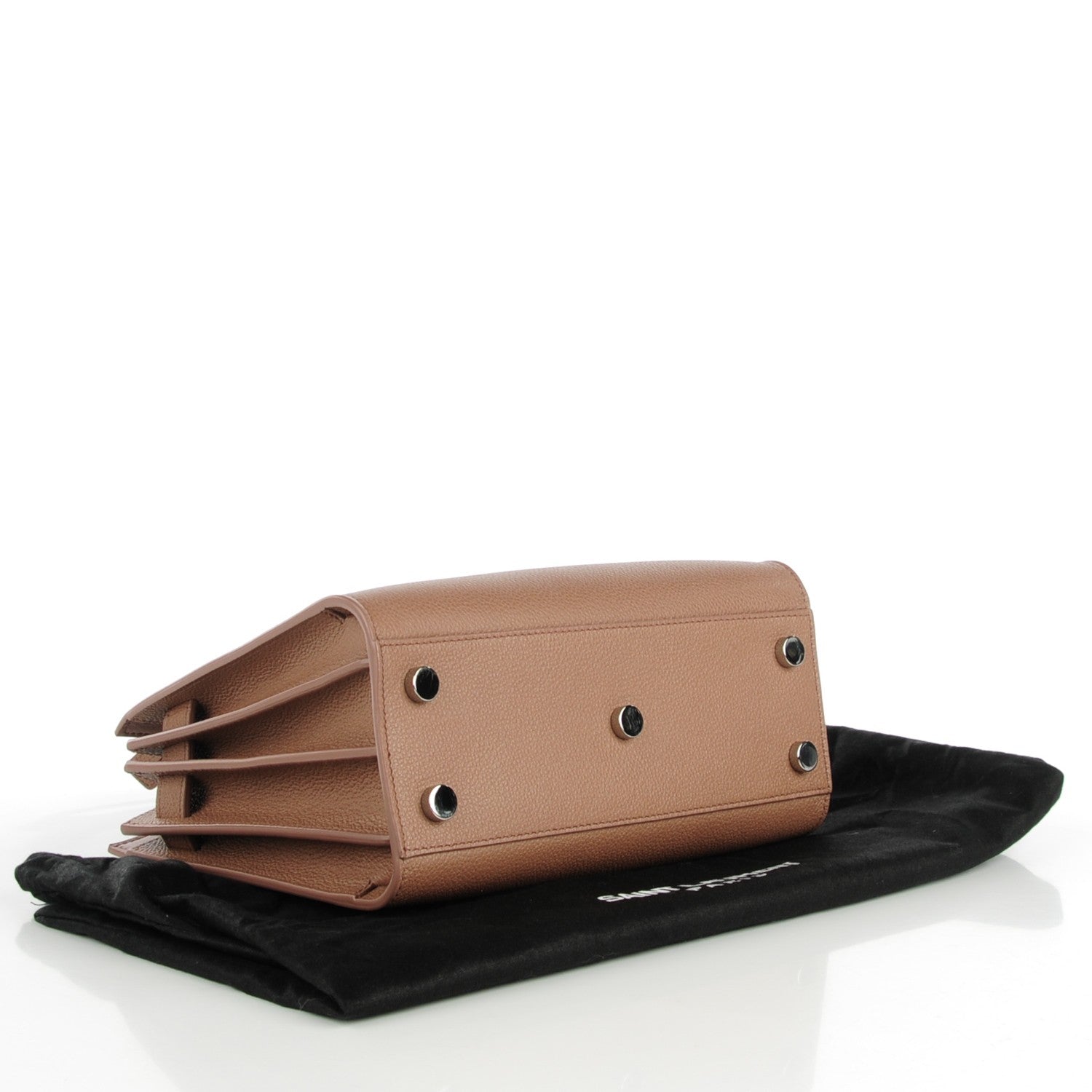 Saint Laurent Grained Calfskin Nano Sac De Jour Poudre Fard 4 of 7
