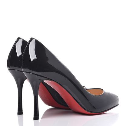 Christian Louboutin Patent Merci Allen 85 Pumps 35.5 Black 4 of 8