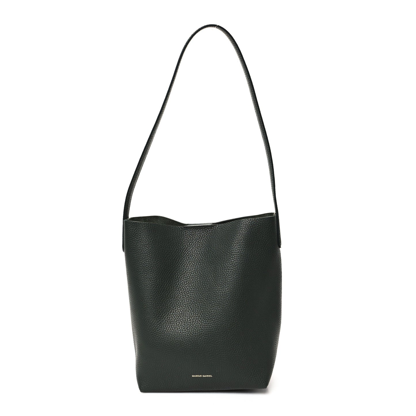 Pebbled Calfskin Mini Everyday Cabas Seaweed