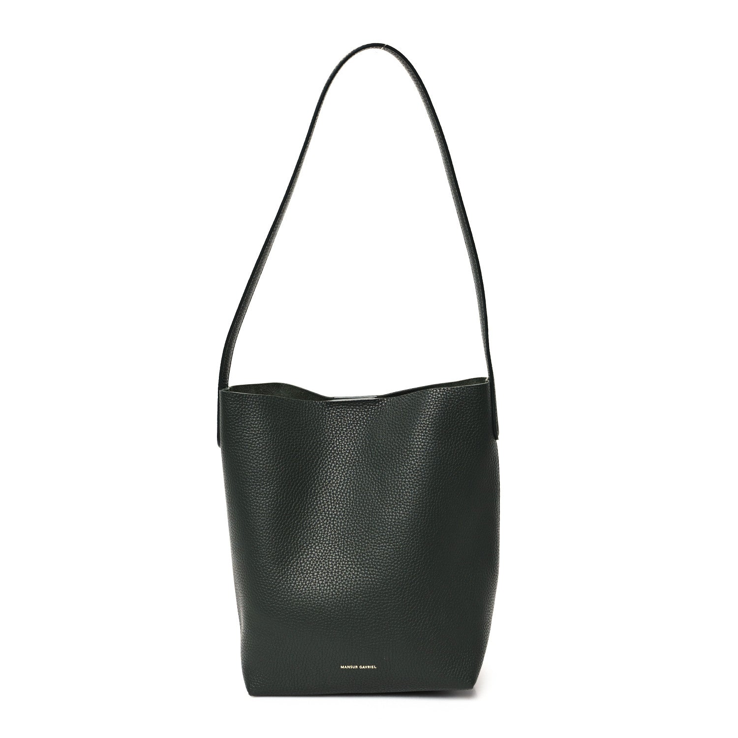 Mansur Gavriel Pebbled Calfskin Mini Everyday Cabas Seaweed 1 of 10