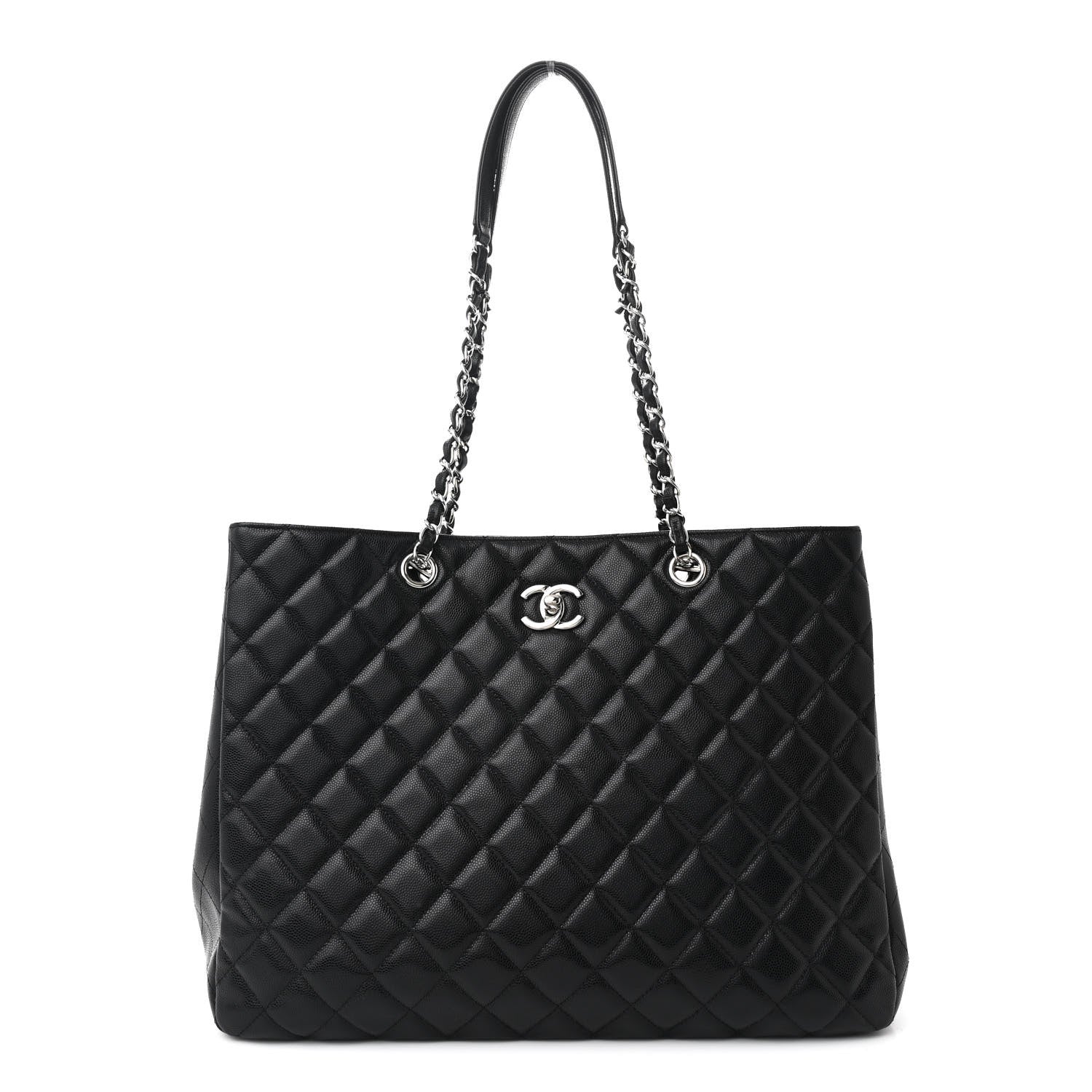 Chanel Caviar Quilted Large Shopping Tote Black 1 of 10