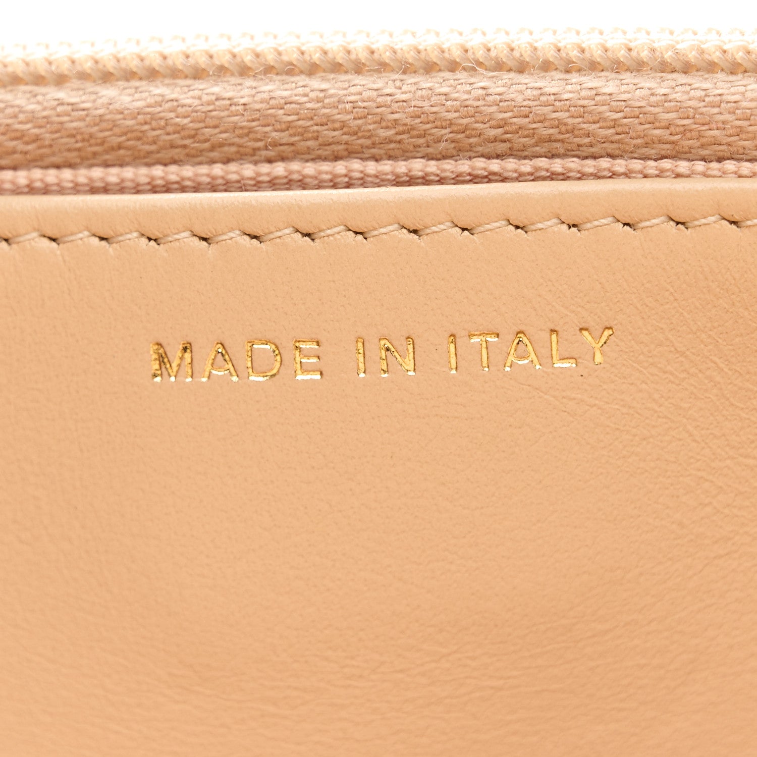 Chanel Caviar Quilted Wallet on Chain WOC Beige 7 of 11