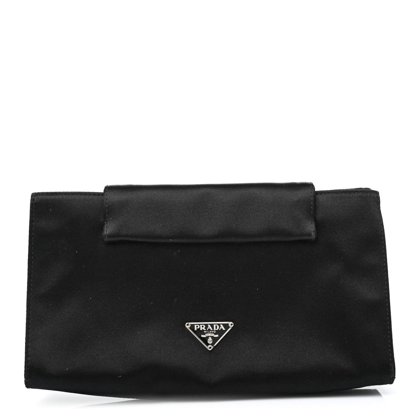 Satin Clutch Black