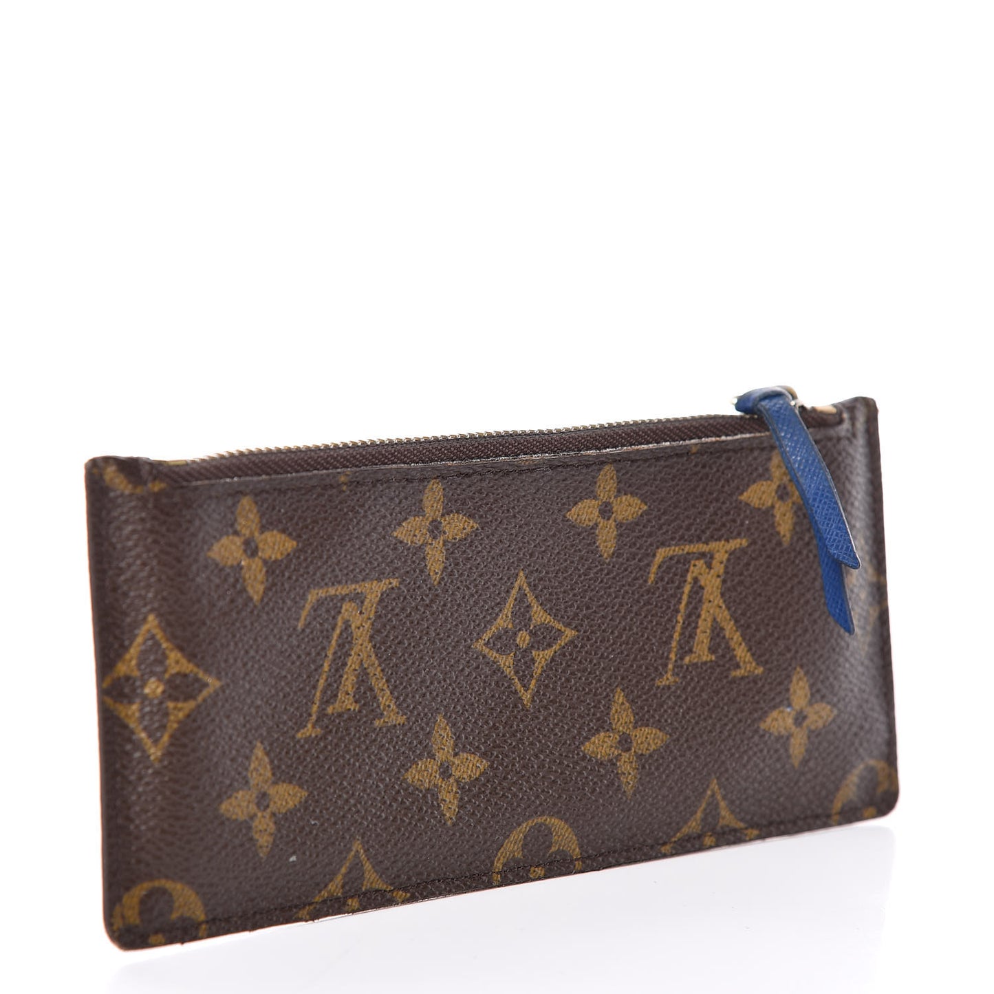 Monogram Josephine Wallet Zippered Insert Blue