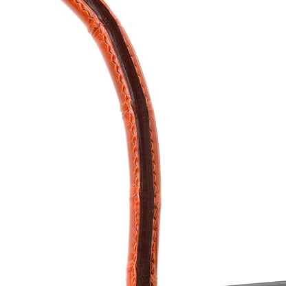 Hermes Shiny Porosus Crocodile Birkin 35 Havane Orange 23 of 23