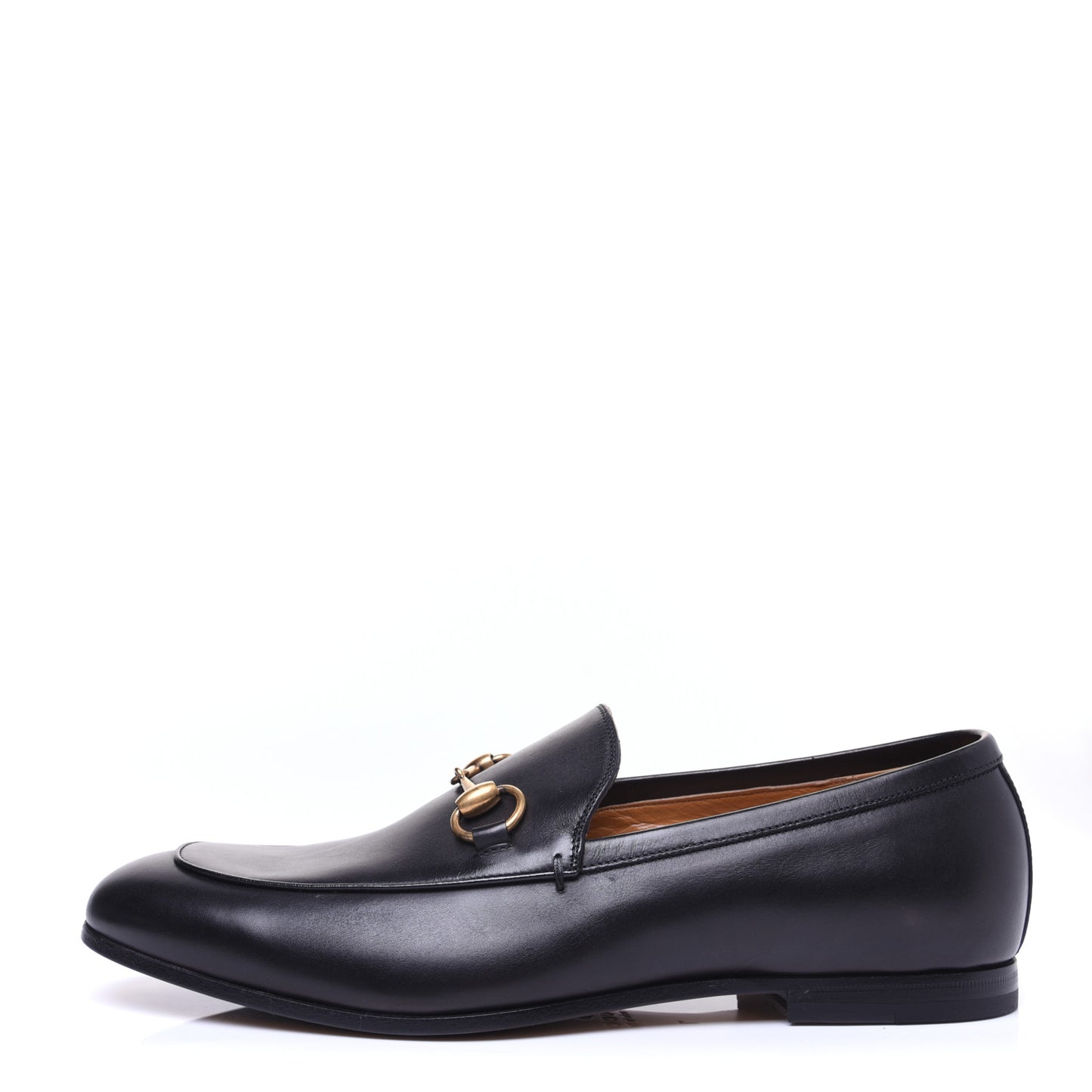 Calfskin Horsebit Mens Jordaan Loafers 7 Black