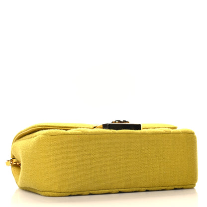 Chanel Jersey Quilted Mini Chic With Me Flap Yellow 4 of 10