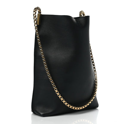 Saint Laurent Calfskin Small Suzanne Hobo Black 4 of 10