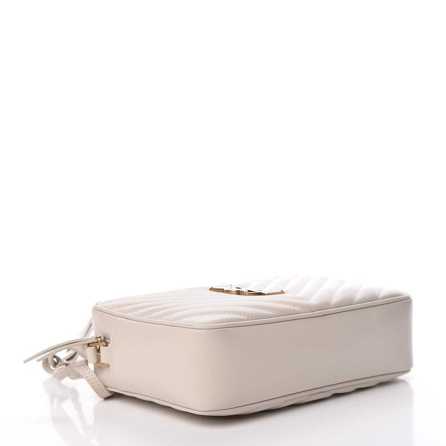 Saint Laurent Calfskin Matelasse Monogram Lou Camera Bag Washed Light Pink 4 of 9