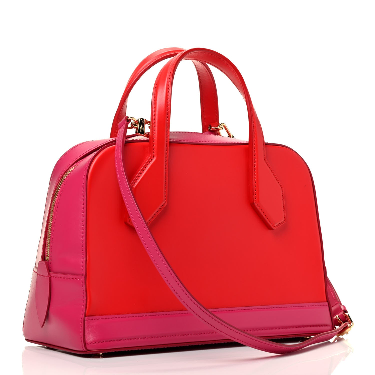 Louis Vuitton Calfskin Dora PM Rouge 4 of 10