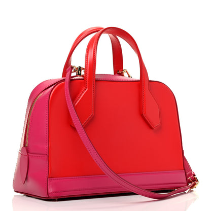 Louis Vuitton Calfskin Dora PM Rouge 4 of 10