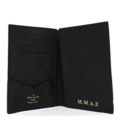 Louis Vuitton Empreinte Monogram Passport Cover Black 5 of 7