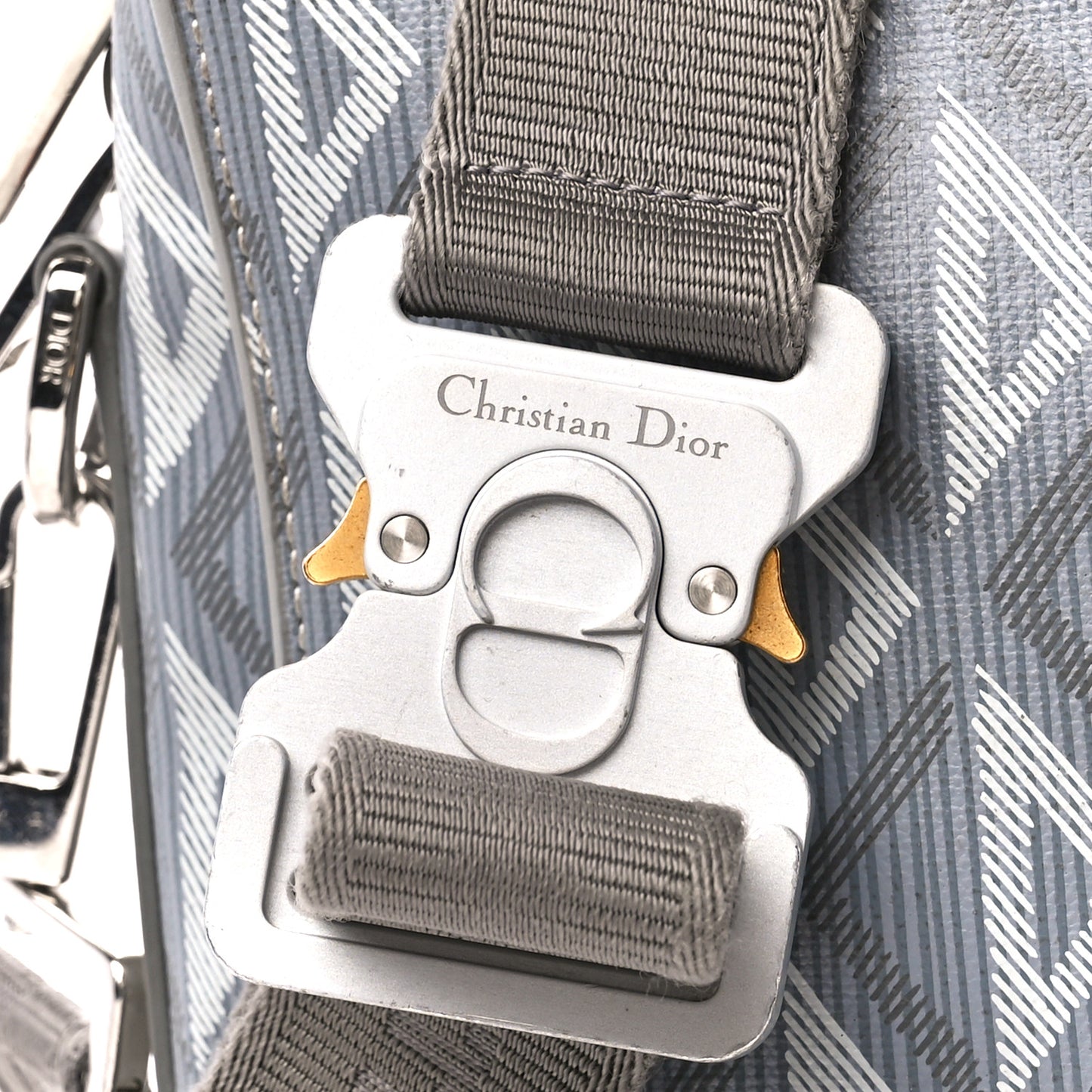 Coated Canvas CD Messenger Gray