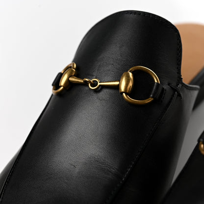 Gucci Calfskin Womens Princetown Slippers 37.5 Black 9 of 9