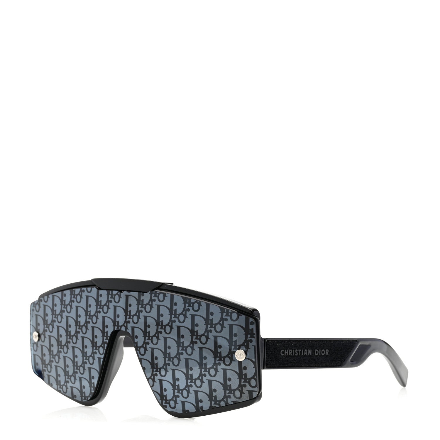 Christian Dior Acetate Diorxtrem MU Oblique Mask Sunglasses Black 1 of 9
