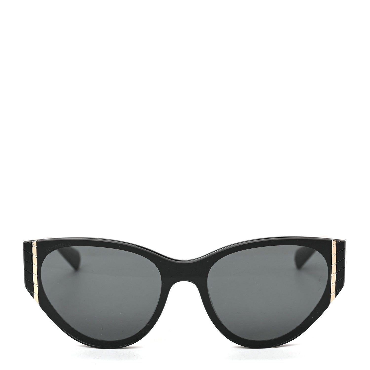 Chanel Acetate Cat Eye Sunglasses 6054 Black 2 of 6