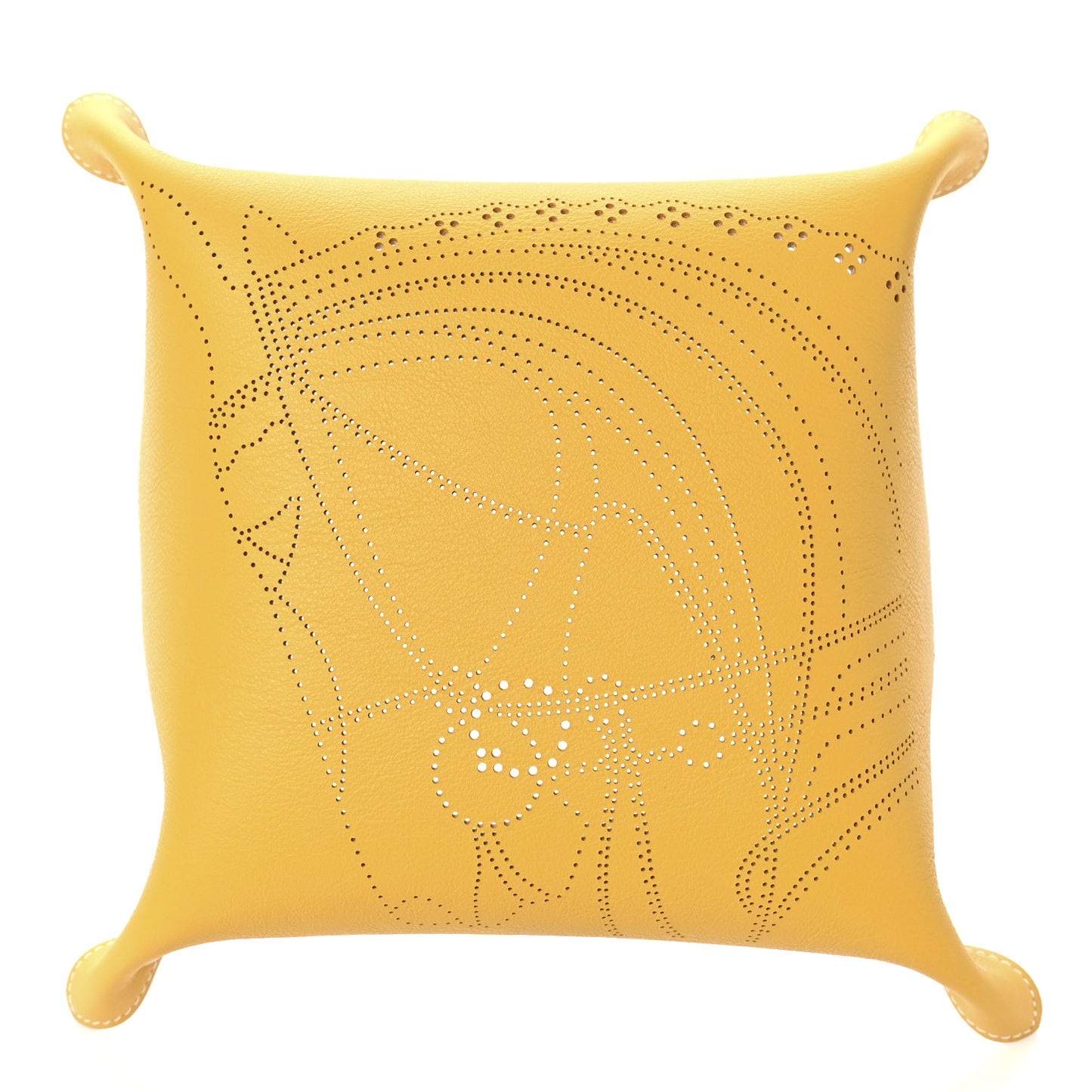 Taurillon Clemence Mises et Relances Robe Du Soire Change Tray Jaune Ivoire
