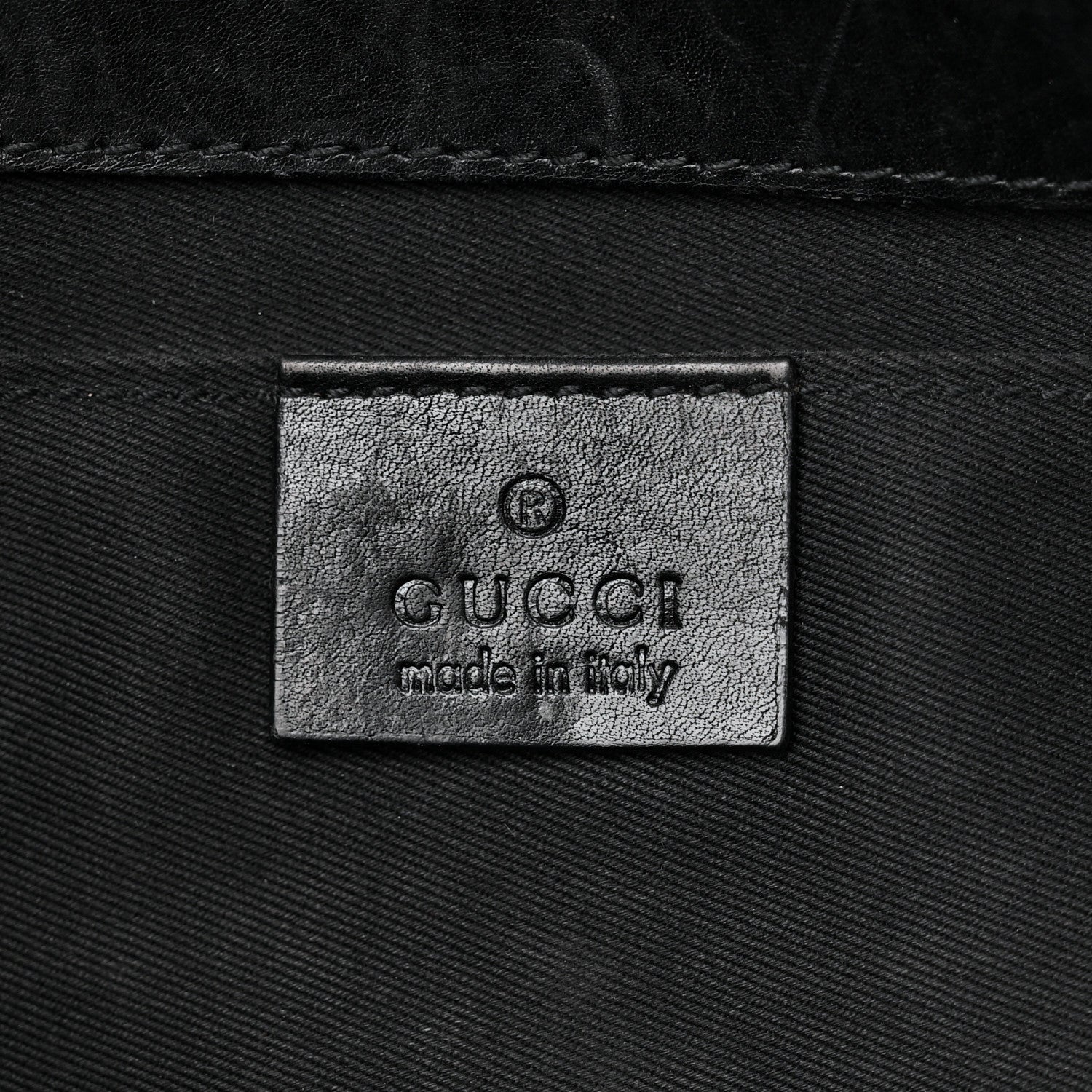 Gucci Monogram Studded Horsebit Clutch Black 6 of 23