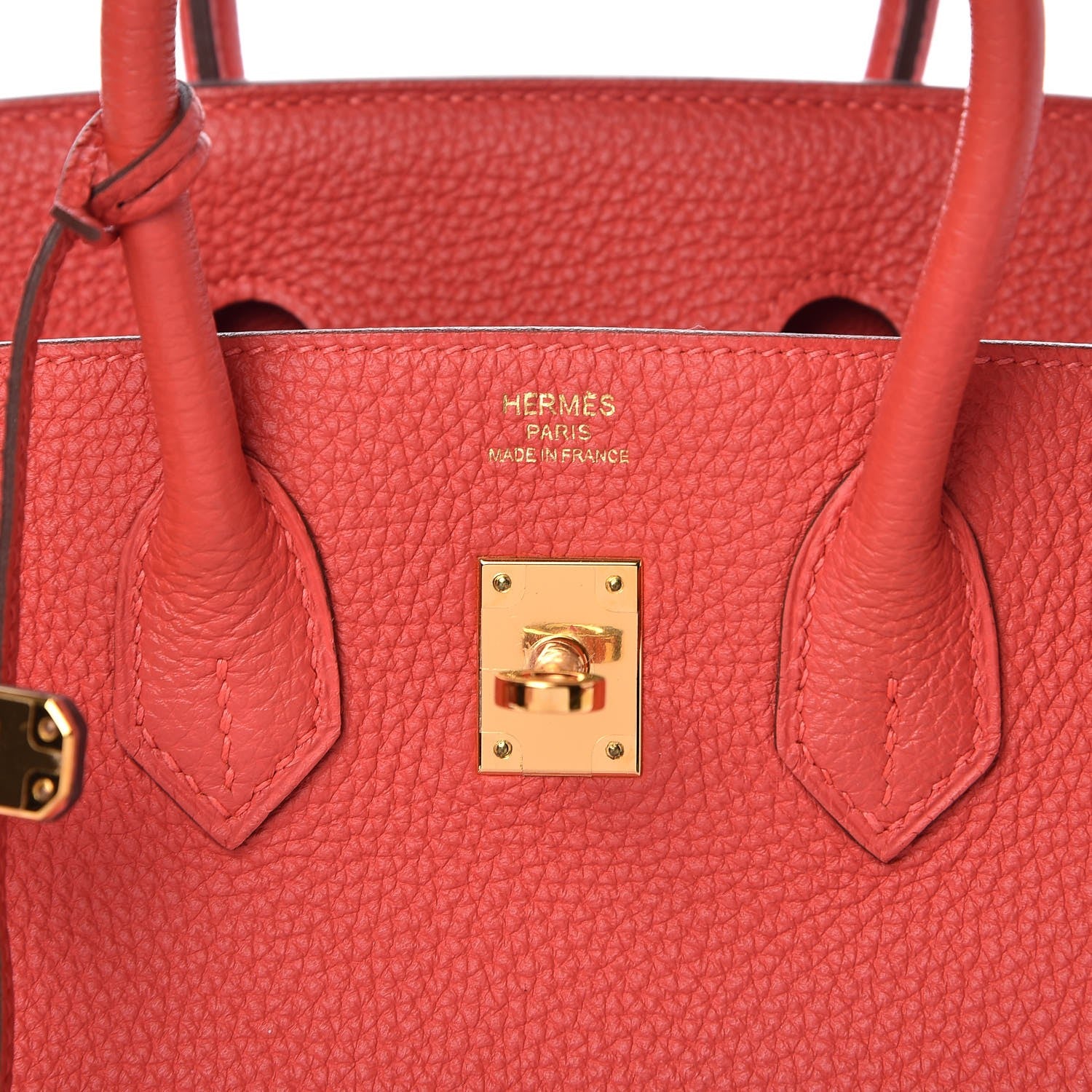 Hermes Togo Birkin 25 Rouge Pivoine 6 of 9