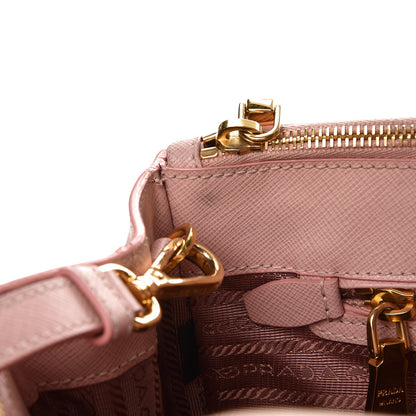 Prada Saffiano Small Galleria Double Zip Tote Orchidea 14 of 15