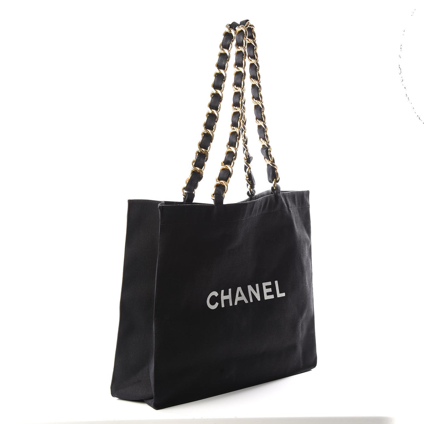 Canvas Chain Jumbo CC Tote Black