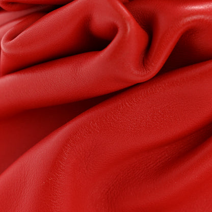 Bottega Veneta Smooth Butter Calf The Pouch Oversized Clutch Bright Red 13 of 13