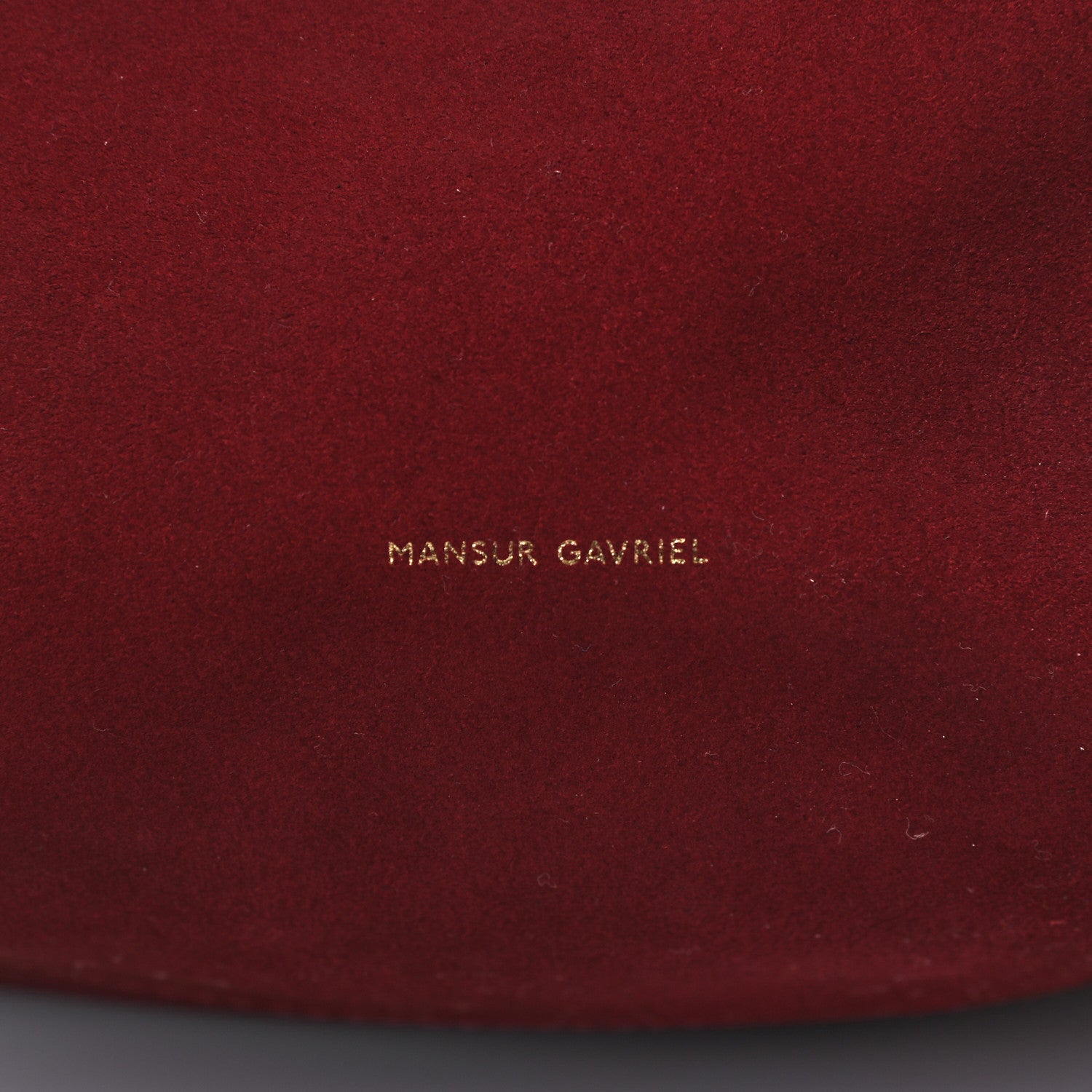 Mansur Gavriel Suede Mini Bucket Bag Rococo 7 of 11