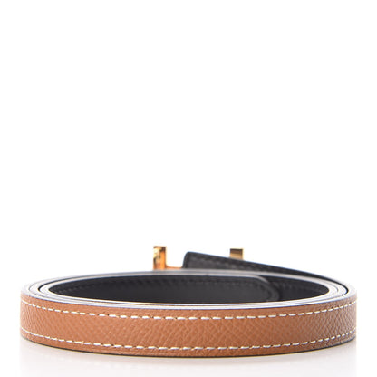 Hermes Swift Epsom 13mm Focus Belt 80 Black Gold 2 of 7