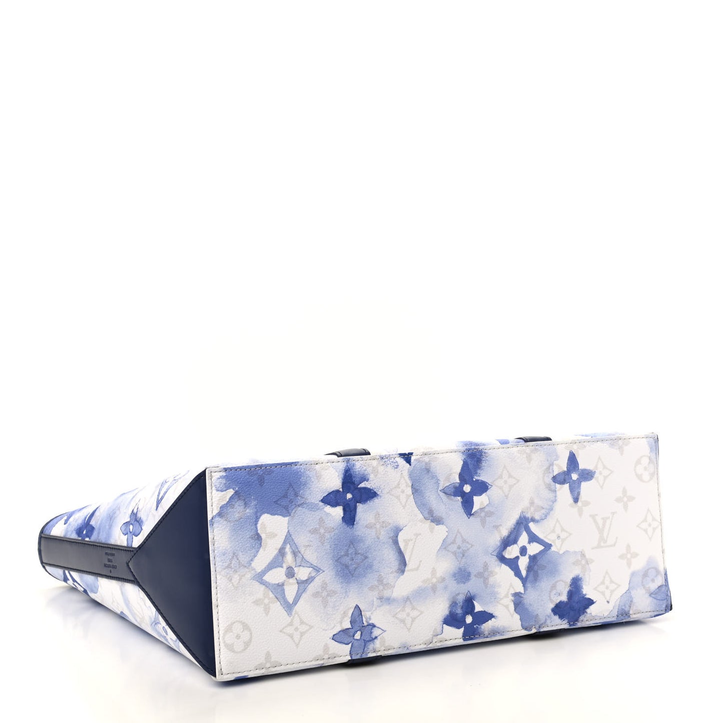 Monogram Watercolor New Tote GM Blue