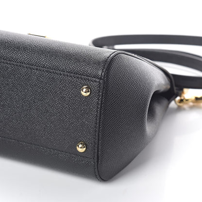 Dolce & Gabbana Dauphine Medium Miss Sicily Satchel Black 9 of 9