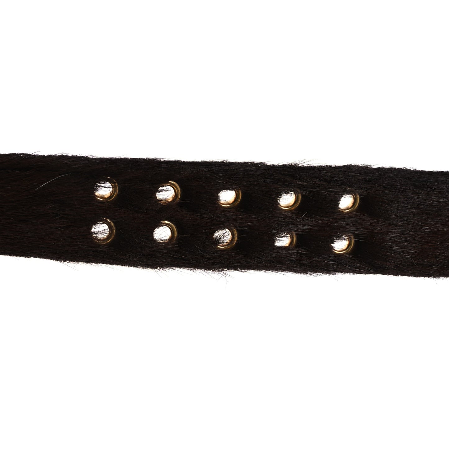 Cavallino Calf Hair Belt 90 36 Cacao