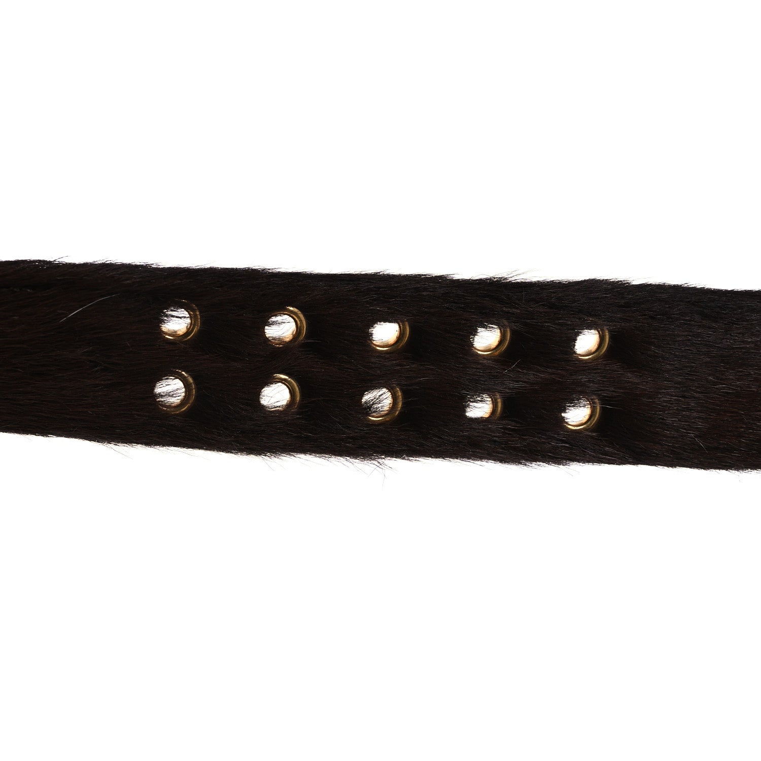 Prada Cavallino Calf Hair Belt 90 36 Cacao 3 of 8