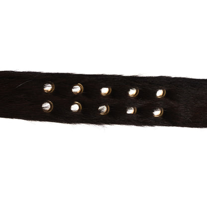 Prada Cavallino Calf Hair Belt 90 36 Cacao 3 of 8