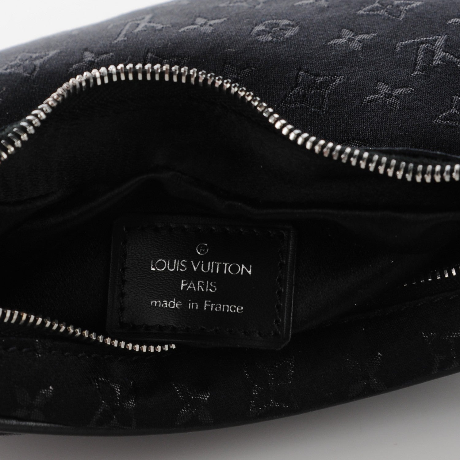 Louis Vuitton Satin Monogram Little Boulogne Black 5 of 7