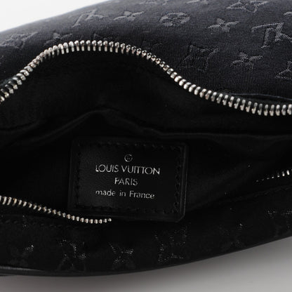Louis Vuitton Satin Monogram Little Boulogne Black 5 of 7