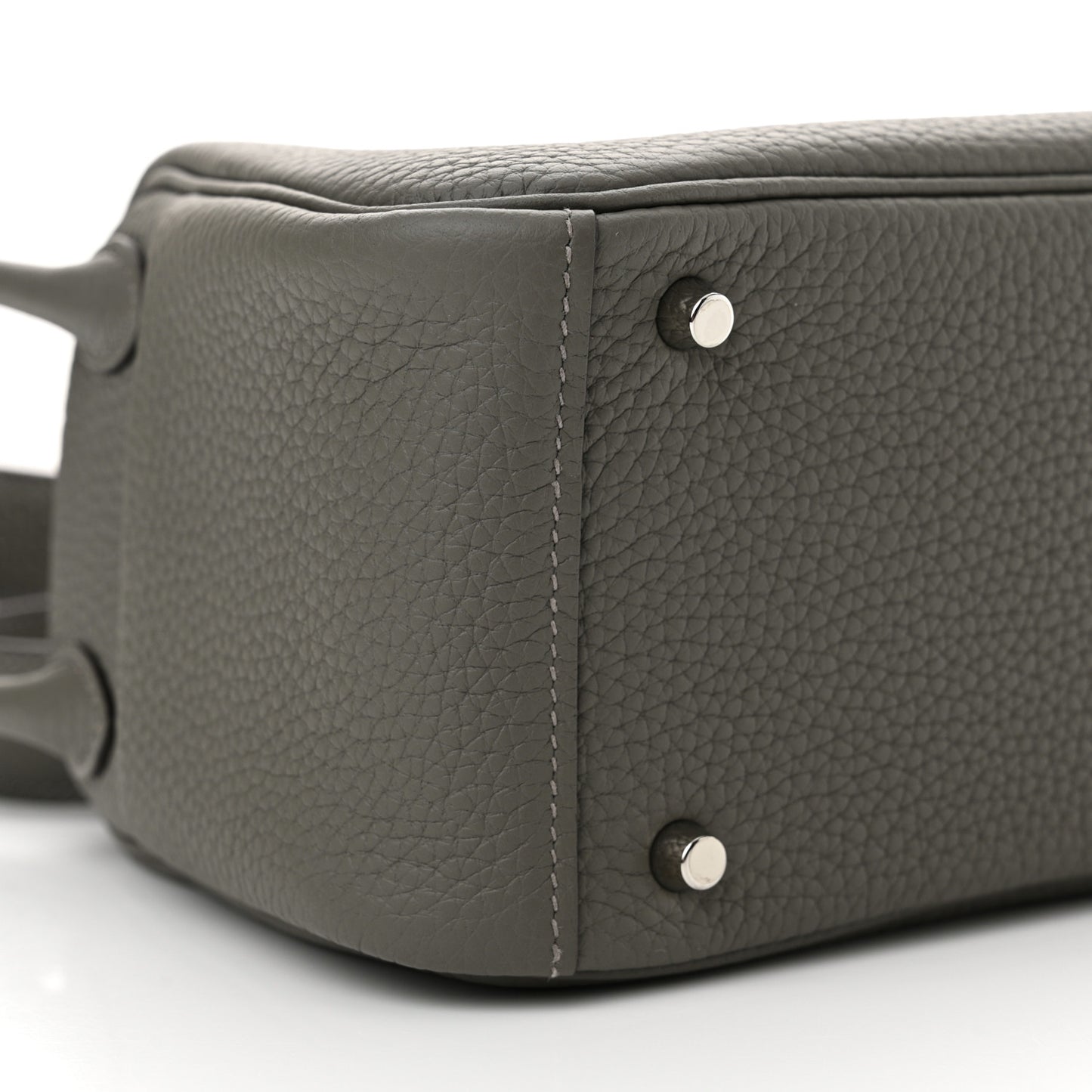 Taurillon Clemence Mini Lindy 20 Gris Meyer