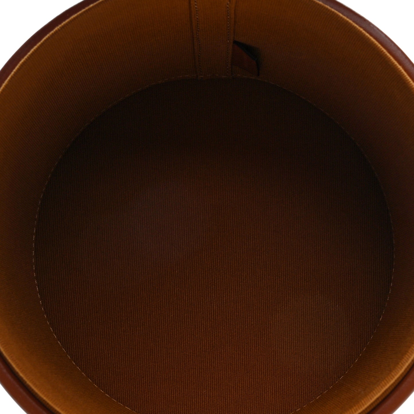 Calfskin Triomphe Canvas Medium Tambour Bag Tan Tan