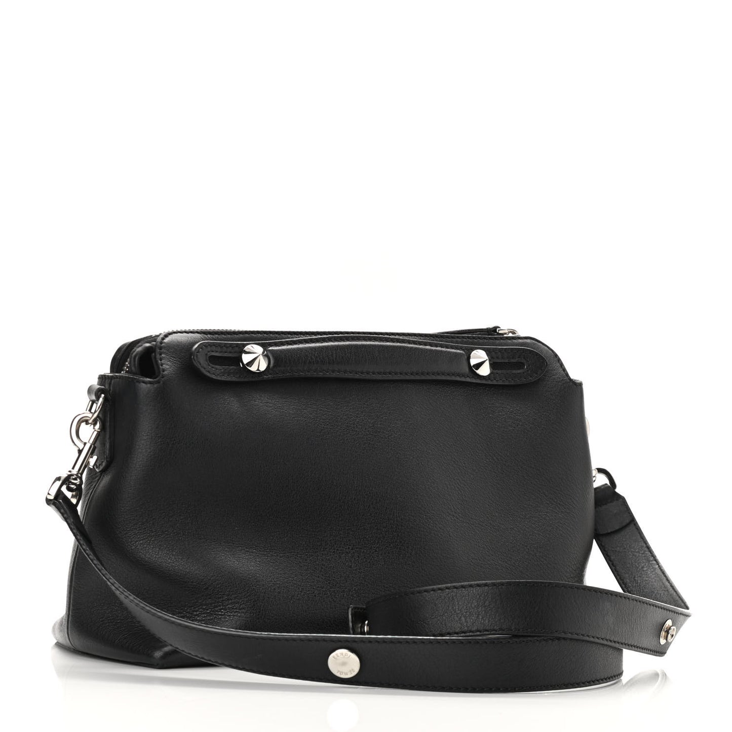 Vitello Dolce Medium By The Way Boston Bag Black