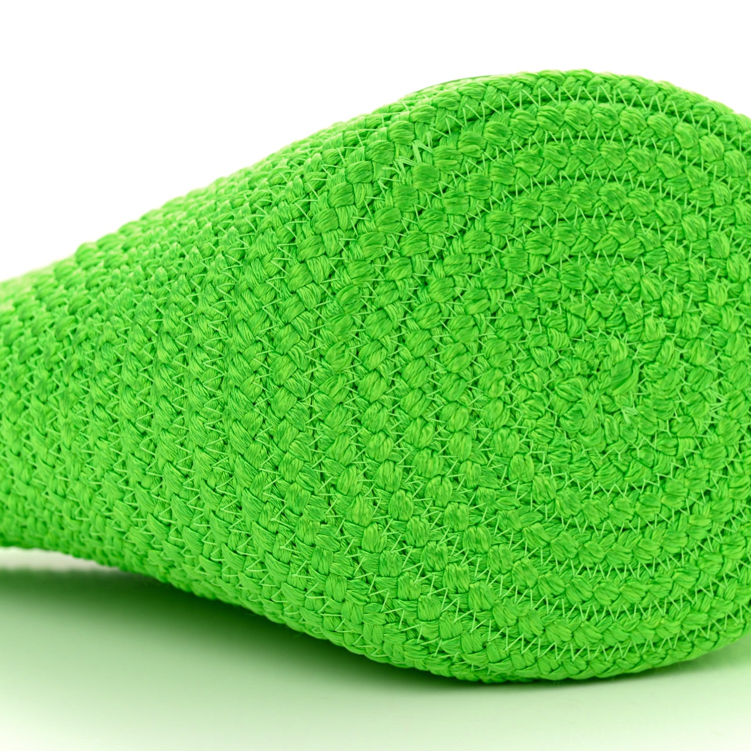 Balenciaga Nylon Lambskin Woven Small Ibiza Basket With Strap Green 9 of 10