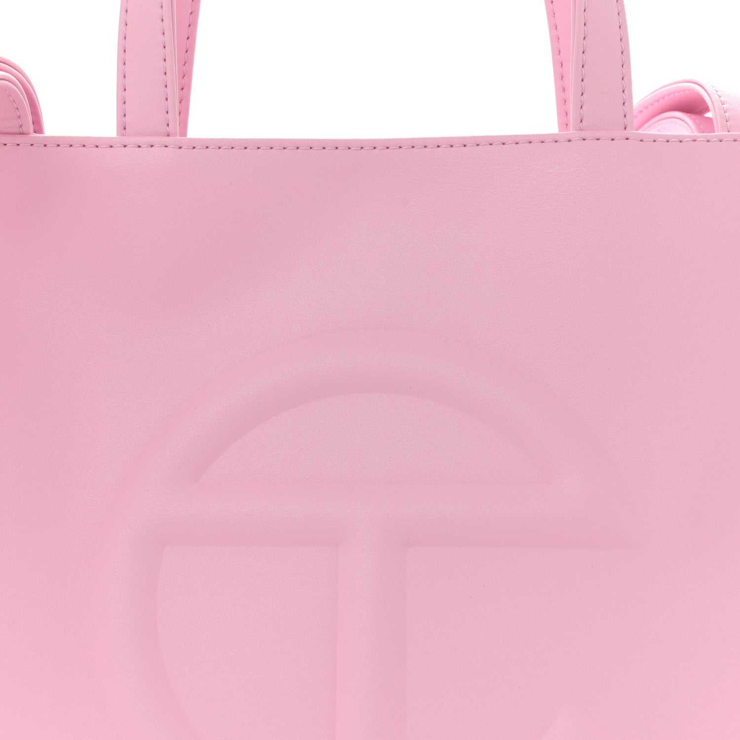 Telfar Vegan Leather Medium Shopping Bag Bubblegum 7 of 9