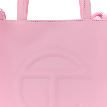 Telfar Vegan Leather Medium Shopping Bag Bubblegum 7 of 9
