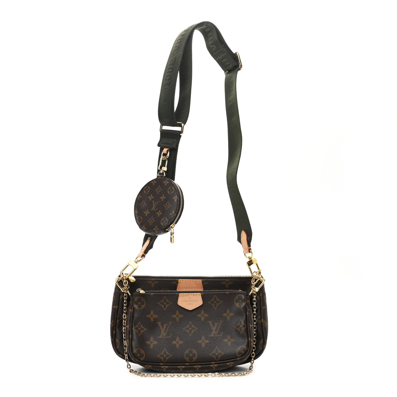 Louis Vuitton Monogram Multi Pochette Accessories Kaki 1 of 9