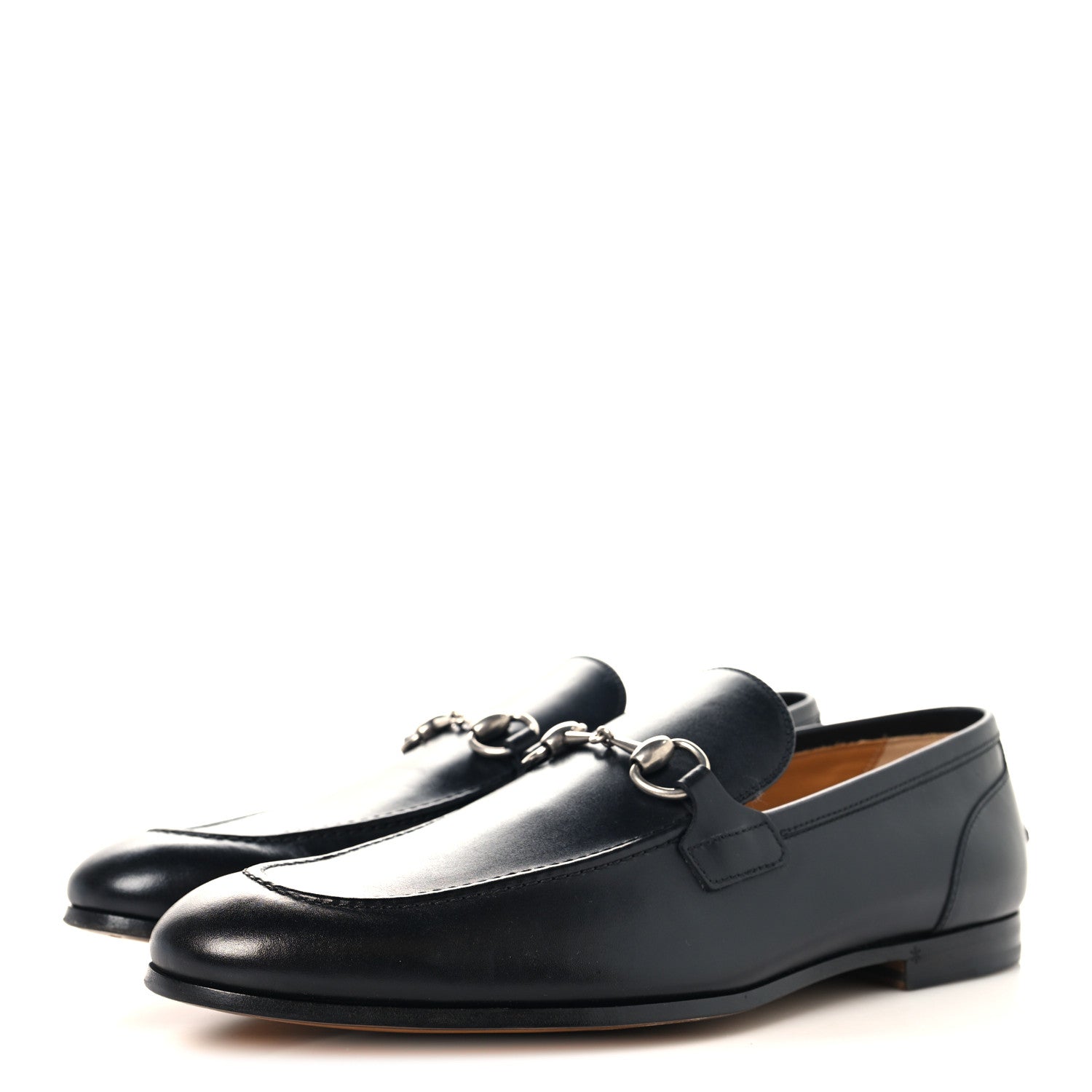 Gucci Betis Glamour Calfskin Mens Jordaan Loafers 8.5 Black 4 of 10