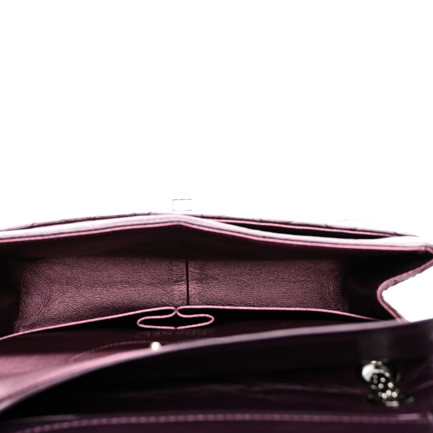 Metallic Aged Calfskin Quilted 2.55 Reissue 226 Flap Purple