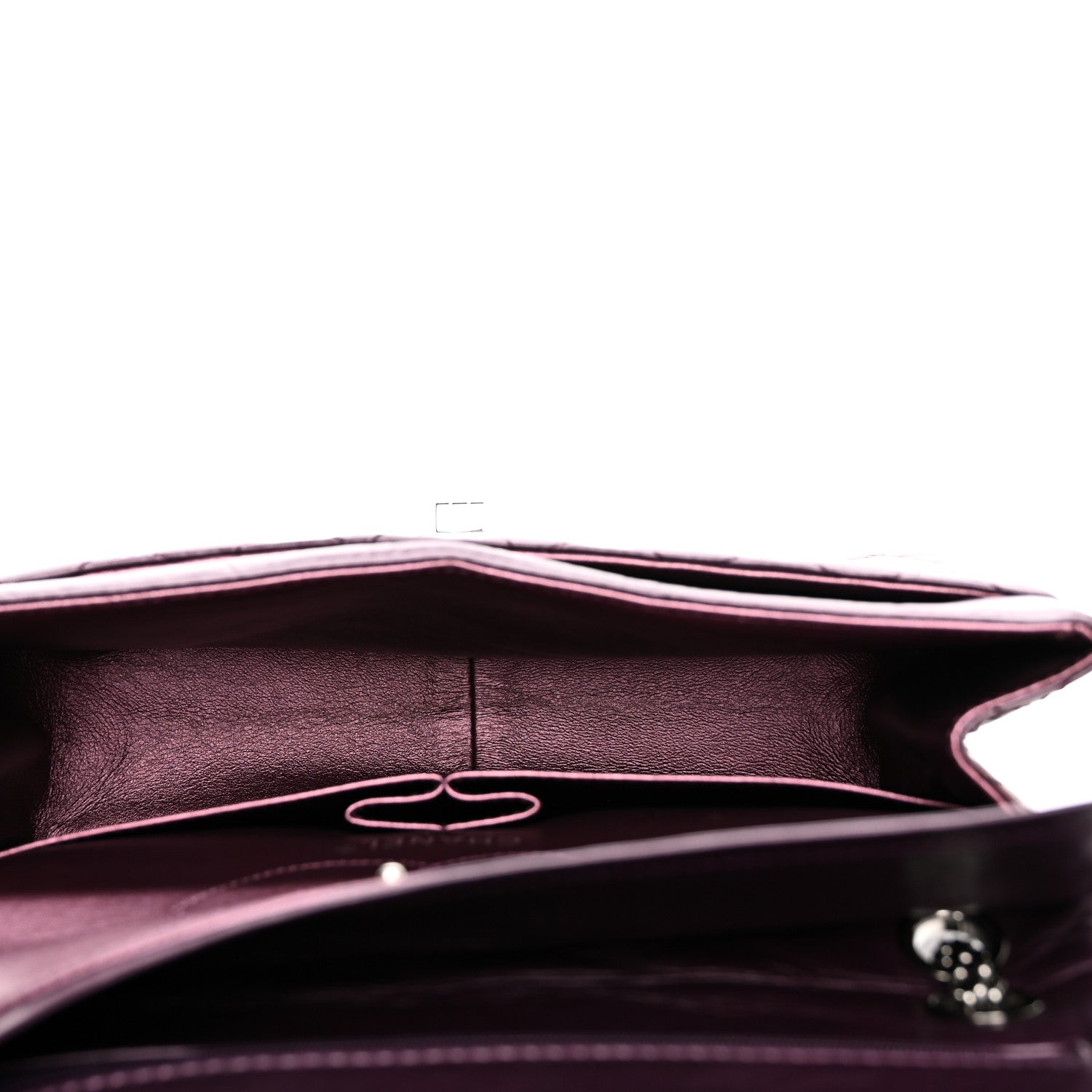 Chanel Metallic Aged Calfskin Quilted 2.55 Reissue 226 Flap Purple 5 of 10