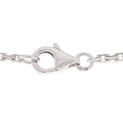 Cartier 18K White Gold Diamond Interlocking LOVE Necklace 4 of 5